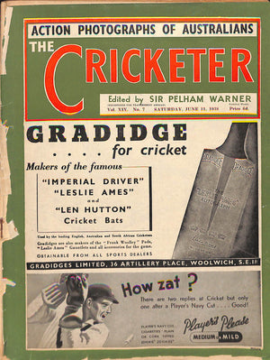 'The Cricketer - June 11, 1938'