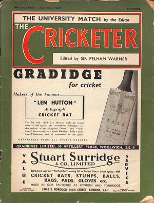 'The Cricketer - July 8th, 1939'