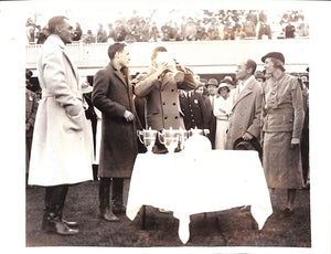 "Polo Trophy Presentation 1933 B&W Photo" (SOLD)