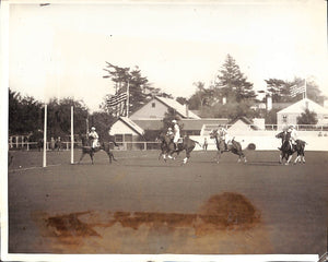 Argentina Defeats US in The Second Intl Polo Matches at Meadowbrook 1928 B&W Photo