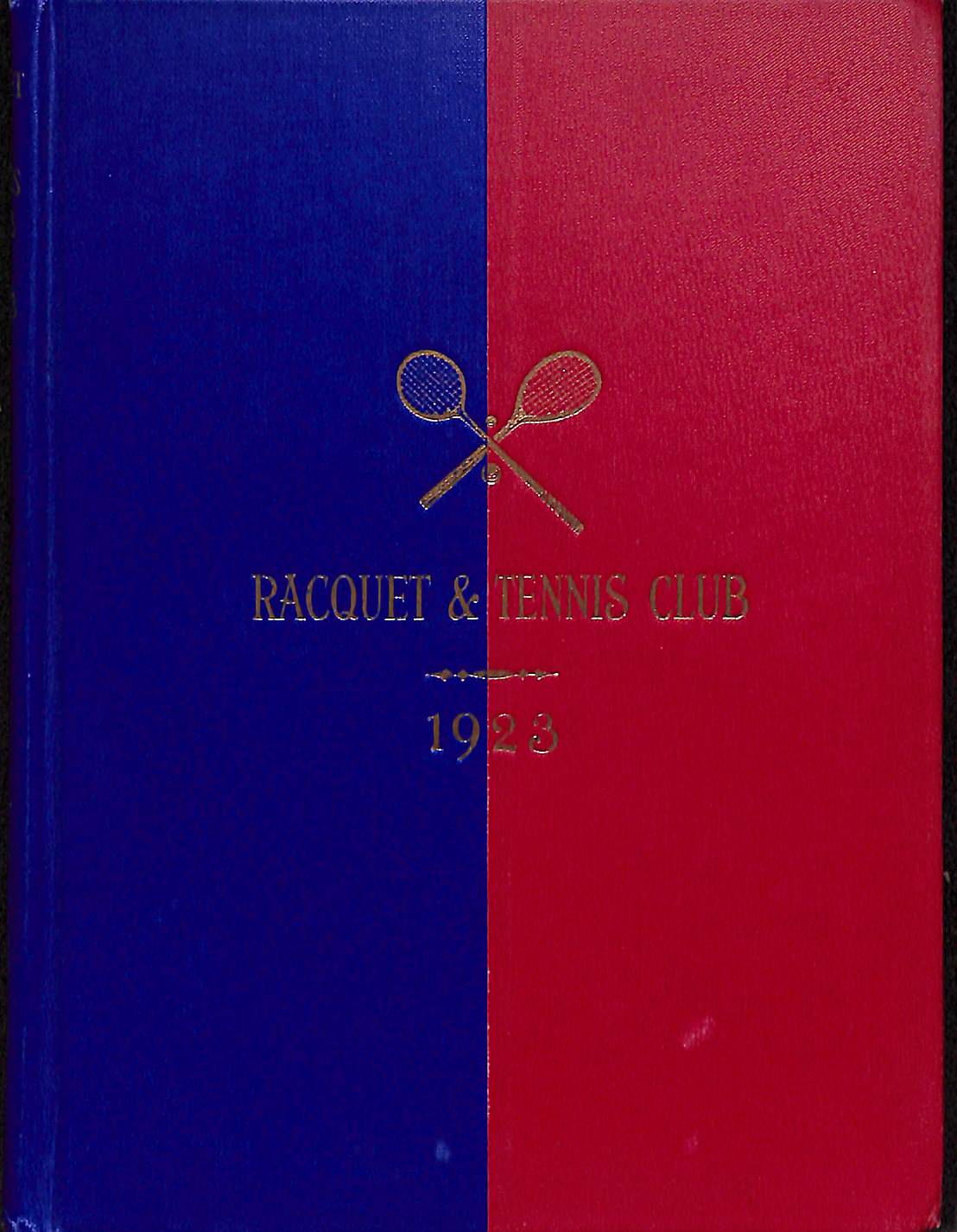"Racquet & Tennis Club" 1923