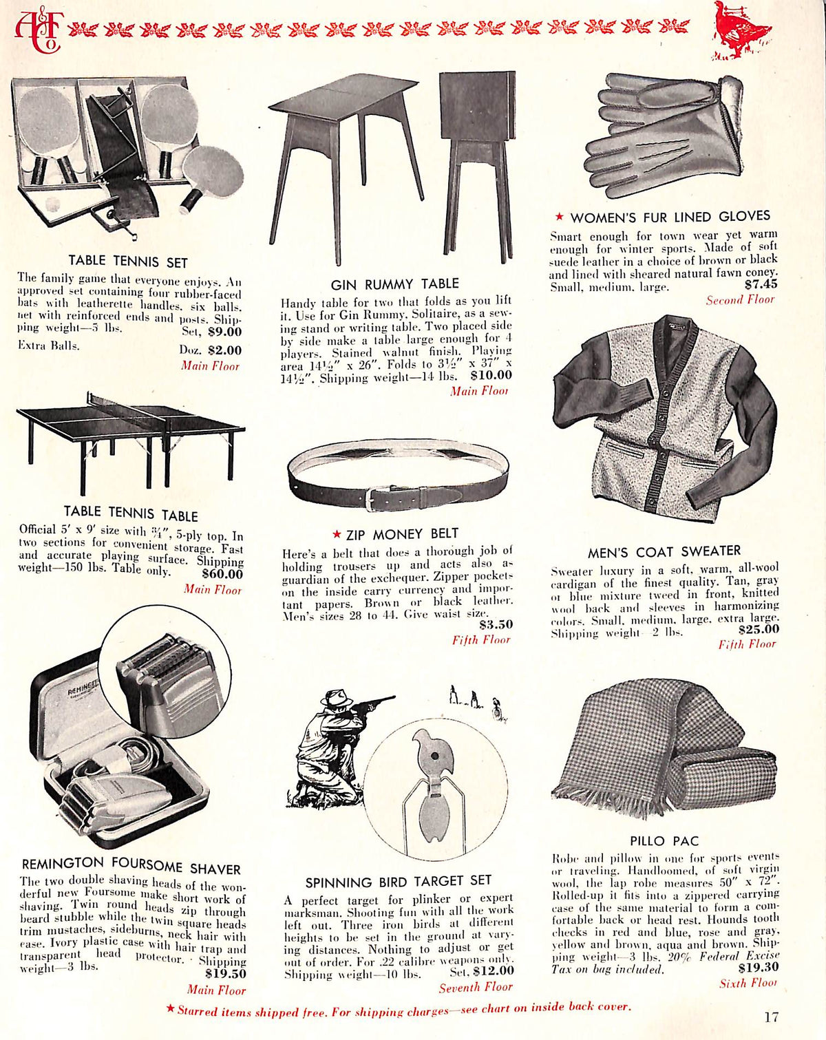 "Abercrombie & Fitch Christmas Catalog" 1946