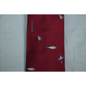 Abercrombie & Fitch Burg Angling Silk Twill Tie
