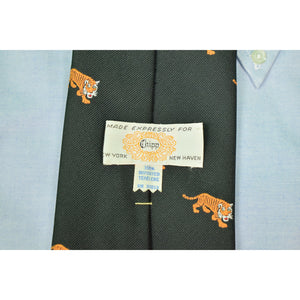 "Chipp Black w/ Orange 'Princeton Tigers' Terelene Tie" (SOLD)