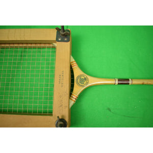 Abercrombie & Fitch English Badminton Racquet w/ Wood Press
