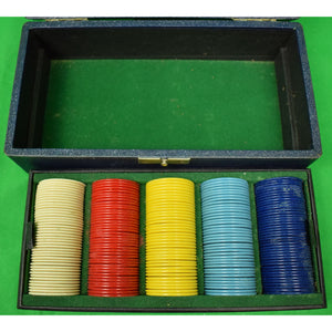 Abercrombie & Fitch Box Set of (200) Bakelite Poker Chips (SOLD)