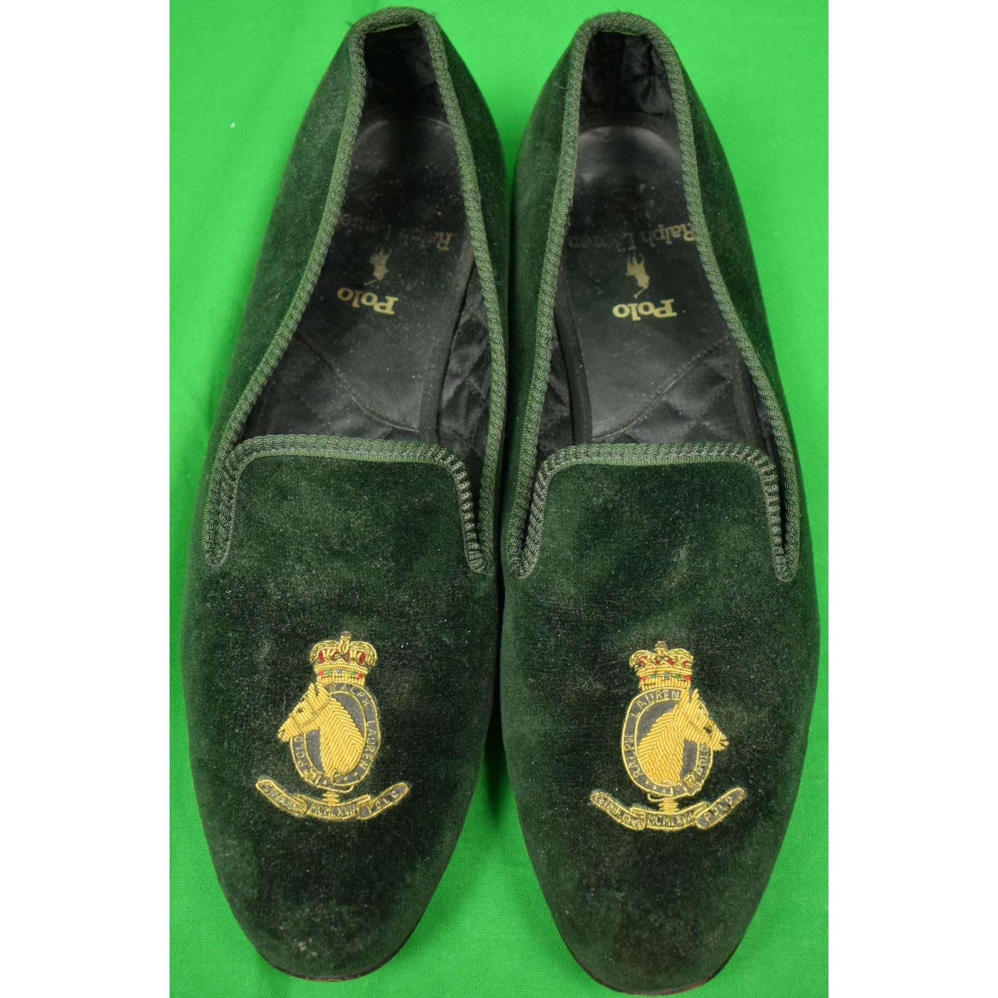 Polo velvet slippers Clearance
