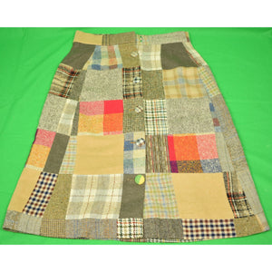 The Andover Shop Patch Tweed Women's Skirt