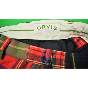 Orvis Patch Tartan Trousers Sz: 38'W