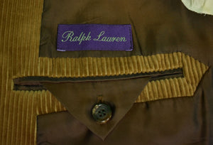 "Ralph Lauren Purple Label Italian Corduroy Jacket" Sz 40R