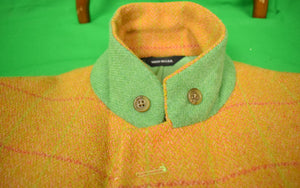 The Andover Shop Custom Orange w/ Green Windowpane Tweed Jacket Sz 46L (SOLD)