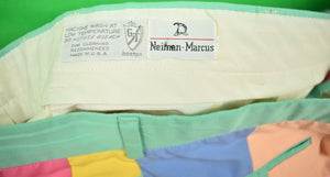 "Neiman-Marcus GT Patch Panel Poplin Trousers" Sz: 44 (SOLD)