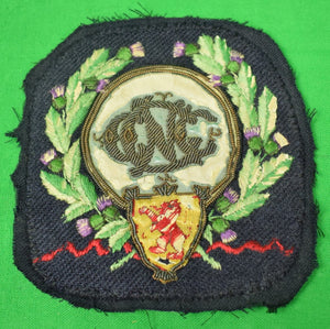 "Victorian English Cricket Bullion Blazer Badge" (SOLD)