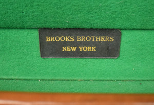 "Brooks Brothers Leather c1930s Steamer Trunk/ Valet Case"