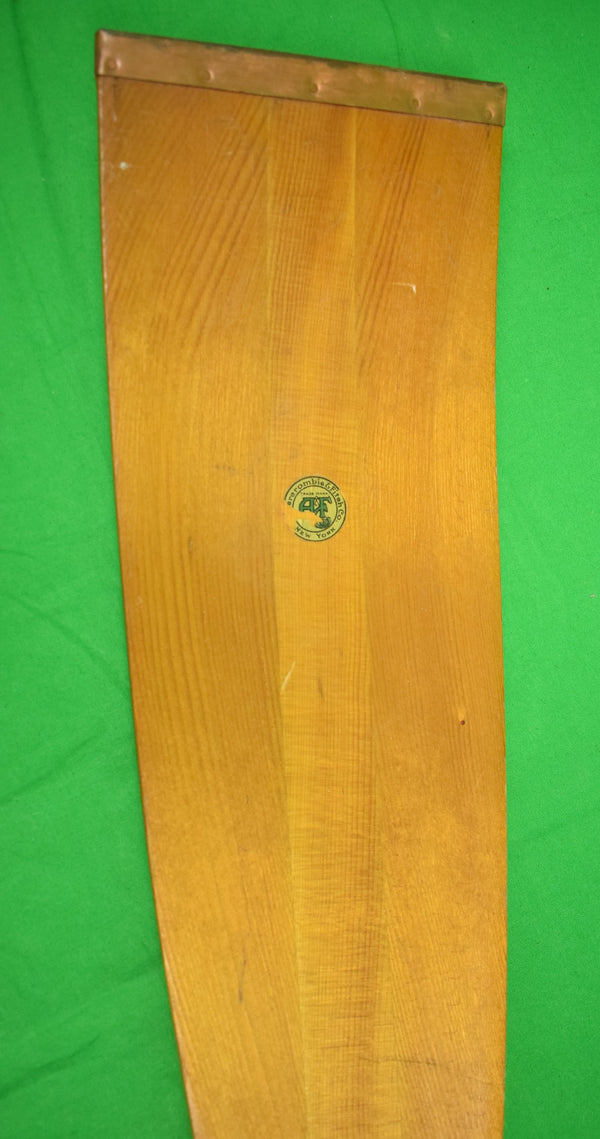 "Pair x Abercrombie & Fitch c1937 Spoon Blade Double Paddles w/ Copper