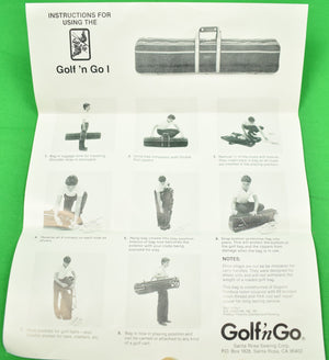 "Abercrombie & Fitch c1980s Golf 'n Go Carrier Bag" (SOLD)