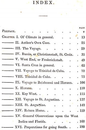 "A Winter In The West Indies And Florida" 1839 an INVALID