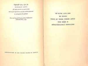 "Saturday to Monday" 1930 LEVY, Newman & HELD, John Jr.