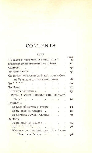 "Keats' Poetical Works" 1929 KEATS, John