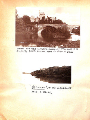 "Irlanda 1946 Leather Bound Scrapbook" 1946