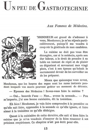 "Vingt Plats Qui Donnent La Guotte" 1935 DE POMIANE, Edouard