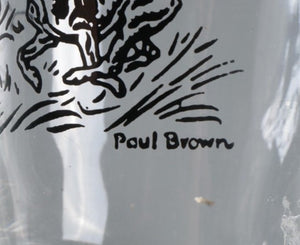 Vintage Paul Brown Polo and Hunting Dog Glasses for Brooks Brothers