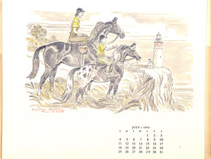 "The Paul Brown x Brooks Brothers Calendar For 1954"