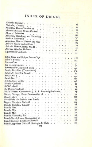 "The South American Gentleman's Companion" 1951 BAKER, Charles H., Jr.