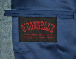 "O'Connell's 52% Wool/ 48% Silk Blue Sport Jacket" Sz: 46L (Deadstock w/ Tag!)