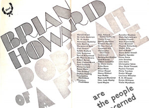 "Brian Howard: Portrait Of A Failure" 1968 LANCASTER, Marie-Jaqueline