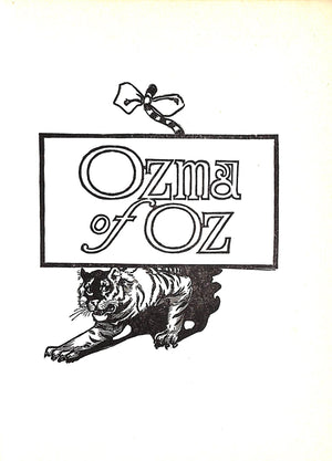 "Ozma Of Oz" 1951 BAUM, L. Frank