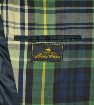 "Brooks Brothers Dress Gordon Tartan Madras Sport Jacket" Sz: 42R (SOLD)