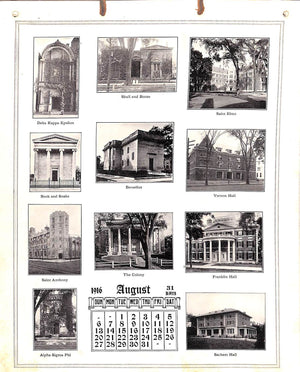 "ELIHU Yale 1916 Calendar"