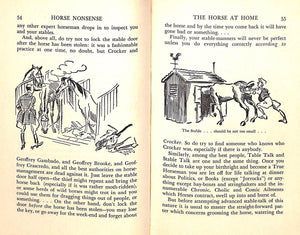 "Horse Nonsense" 1934 YEATMAN R.J. & SELLAR, W.C.