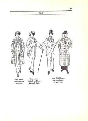 "Mode Und Kultur" 1915 STERN, Dr. Norbert