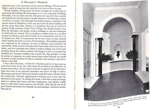 "A Decorators Notebook" 1952 PATMORE, Derek