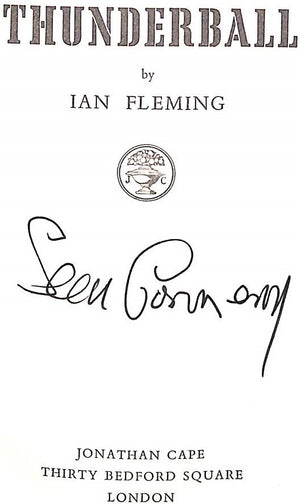"Ian Fleming 14 Vol Asprey Bond Street Deluxe Set w/ Presentation Box" (Signed x 2) by Sir Sean Connery