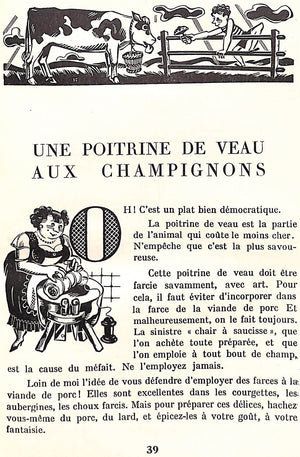 "Vingt Plats Qui Donnent La Guotte" 1935 DE POMIANE, Edouard