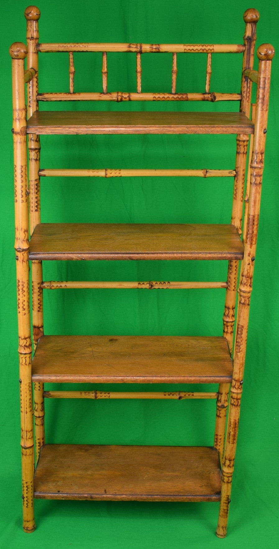 Victorian Bamboo 4-Tier Bookcase