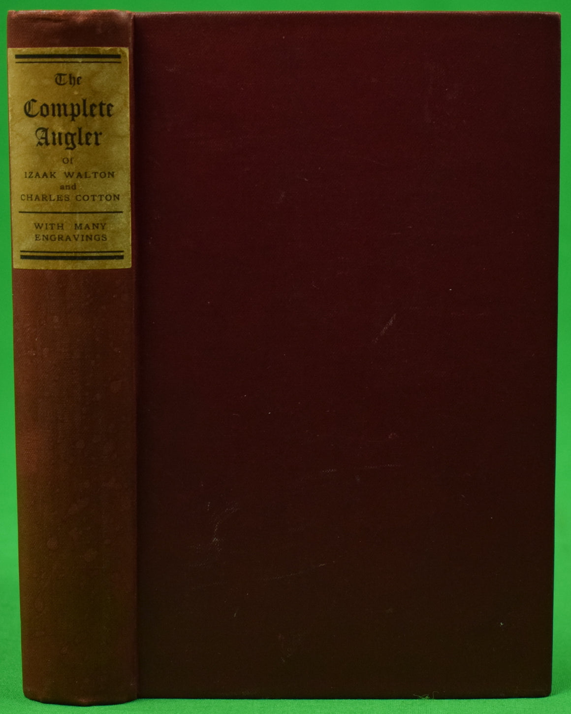 "The Complete Angler" 1904 WALTON, Izaak, COTTON, Charles