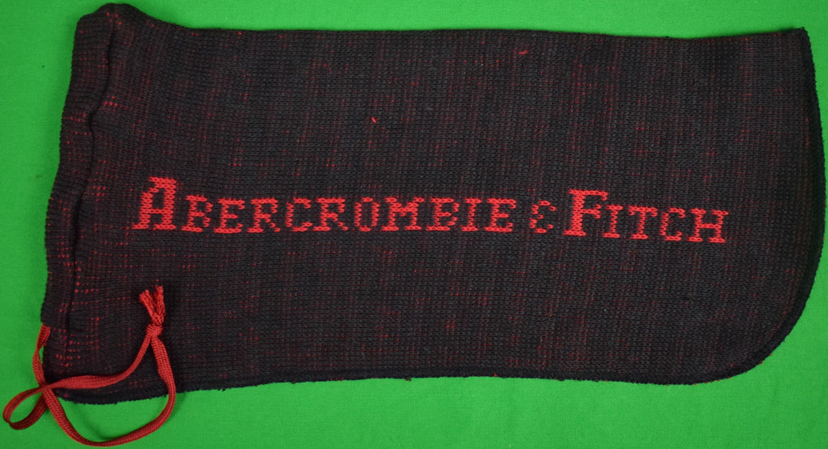 "Pair of Abercrombie & Fitch Navy Knit Shoe Bags" (Deadstock!)