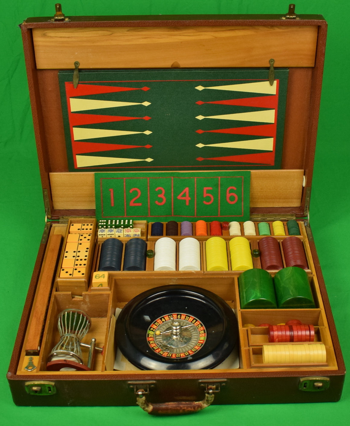 Abercrombie & Fitch Roulette/ Backgammon Gaming Case