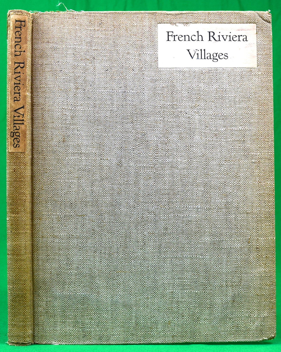 "French Riviera Villages" 1938 THOMPSON, Virginia [text by]