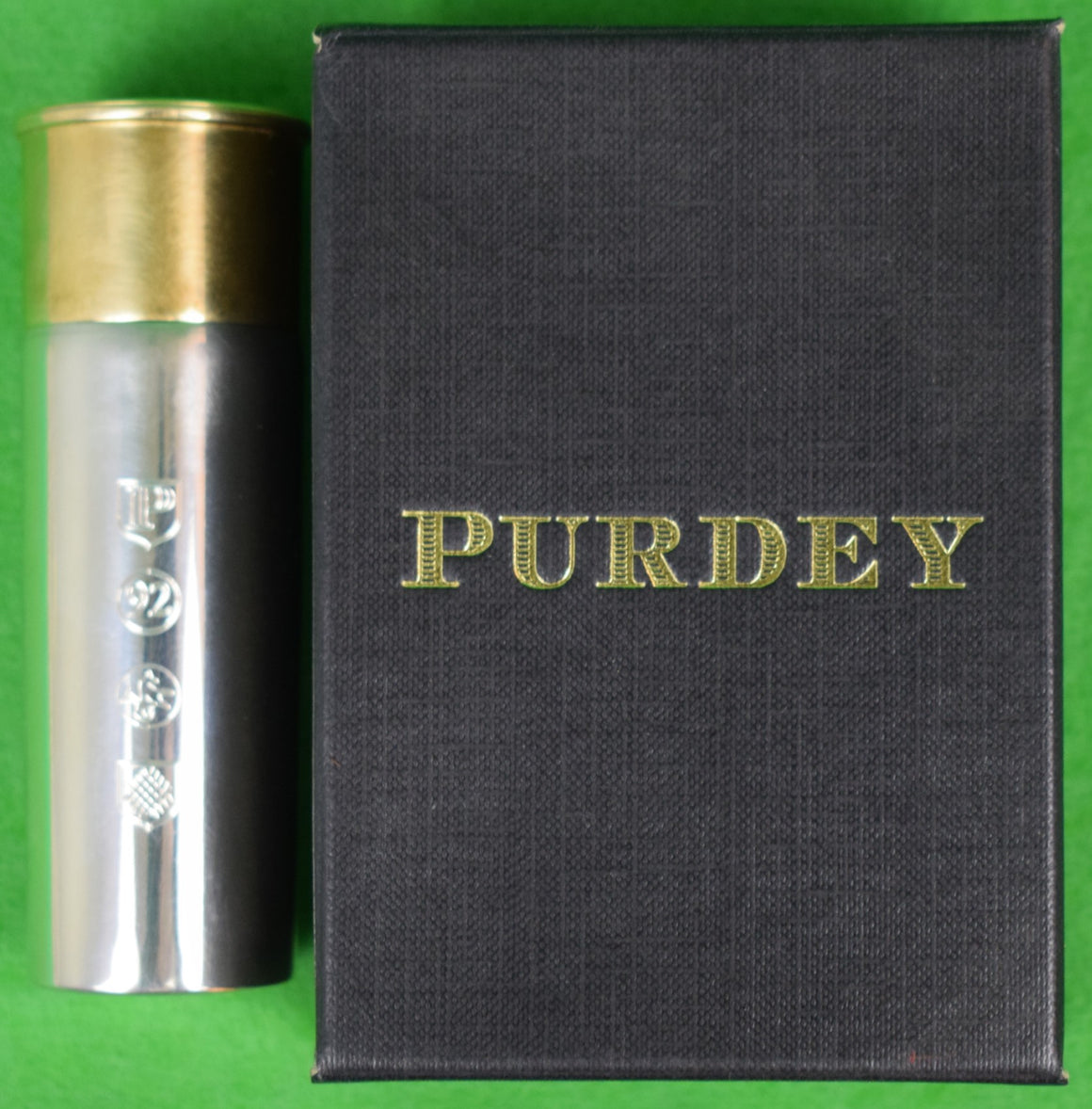 Purdey Shot Shell Flask w/ Gift Box
