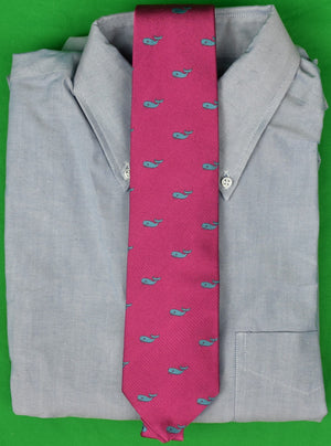 Brooks Brothers "346" Pink Whale Silk Tie (SOLD)
