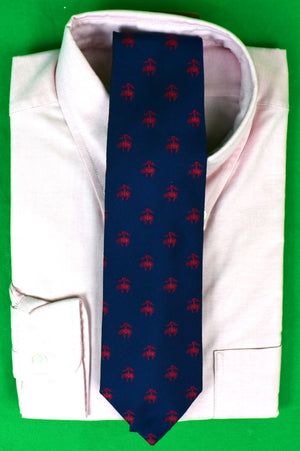 "Brooks Brothers Red Golden Fleece Logo x Navy English Silk Tie" (SOLD)