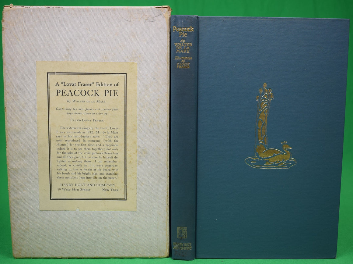 "Peacock Pie A Book Of Rhymes" 1924 DE LA MARE, Walter (SOLD)