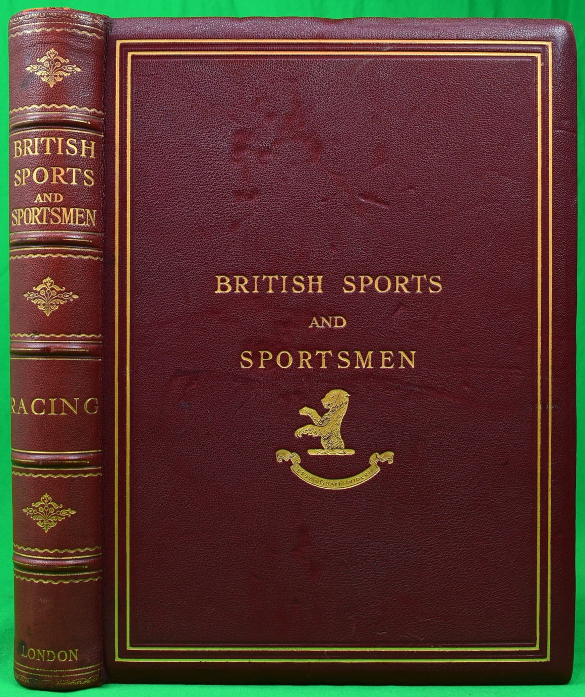 "British Sports And Sportsmen: Racing" 1920 "The Sportsman" [compiled and edited by]