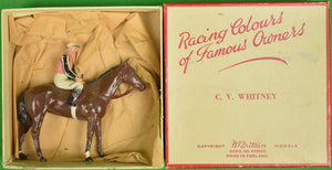 Britains Racing Colours of Famous Owners: C. V. Whitney (SOLD)