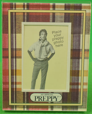 "An Official Preppy Lucite c1981 Photo Frame"